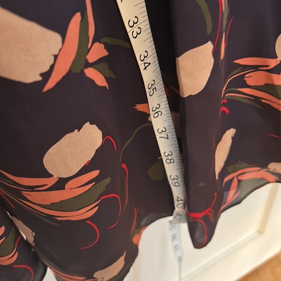 NWT LK Bennett Yadira Floral-Print Silk Midi Dress - Flawed - Picture 8 of 10